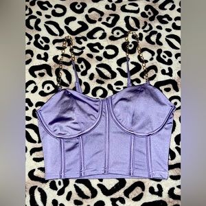 Purple Chained Corset